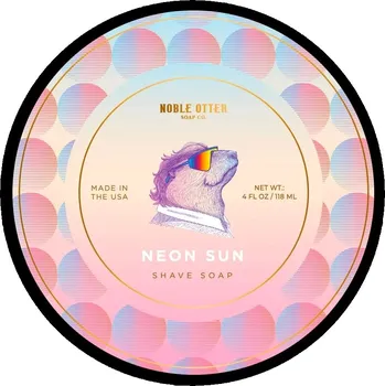Noble Otter mýdlo na holení Neon Sun 118 ml