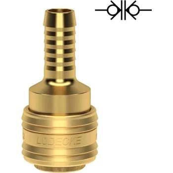 Lüdecke rychlospojka Standard, trn 9 mm, oboustranně uzavíratelná