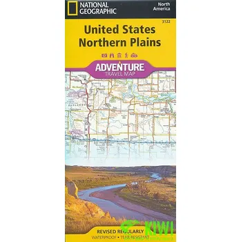 National Geographic Maps mapa USA-Northern Plains 1:1,3 mil. voděodolná