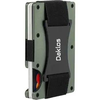 Peněženka Peněženka ALUSLIM z leteckého hliníku - zelená