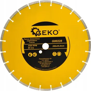 Řezný kotouč Diamantový řezací kotouč Geko G00228 350 x 25,4 mm