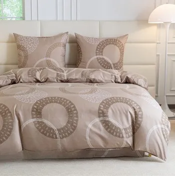 Povlečení Povlečení z mikrovlákna ORVELLA hnědé Rozměr povlečení: 70 x 80 cm | 140 x 200 cm, 140x200 / 70x90 cm