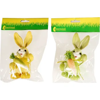 Velikonoční dekorace H+H Zajíc s mrkví v. 14 383051-2M Nové zboží