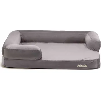 Pelíšek pro psa Lebeddie| Ortopedický pelech Sivá Útulňa Velikost: XL
