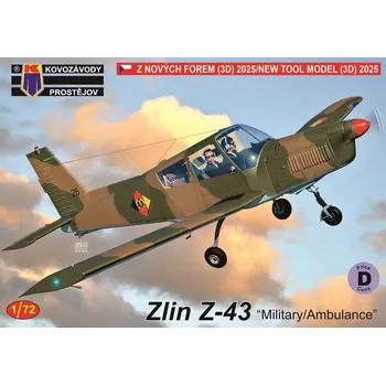 Plastikový model 1:72 Zlín Z-43 „Military/Ambulance“