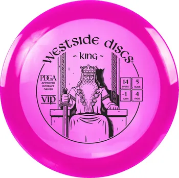 Disc golf Westside Discs KING VIP Barva: Růžová - transparentní, Váha: 172 g