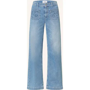 Cambio Dámské Wide Leg Džíny Ada S Děrovanou Krajkou, 5311...