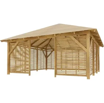 Pergola Dřevěná pergola Altán Kuba Maxi+Italia 490x490