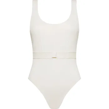 Dámské plavky Dámské jednodílné plavky Monogram Rib KW0KW02151-PGA - Calvin Klein M