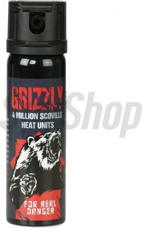 Gelový pepřový sprej na medvědy a divoká prasata Grizzly – nejsilnější na trhu Sleva 109 Kč