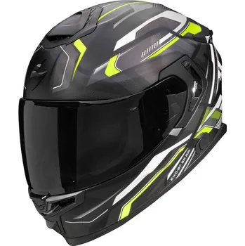Helma na motorku SCORPION přilba EXO-GT SP AIR Augusta matt black/grey/neon yellow - XL