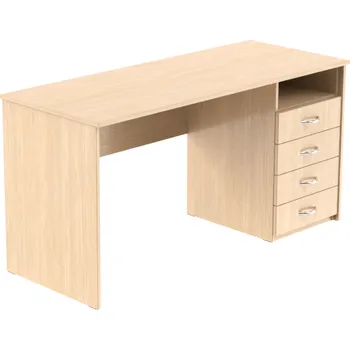 Psací stůl Kancelářský stůl se 4 zásuvkami S65