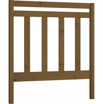 Čelo z borovicového dřeva 95x100cm, medově hnědá