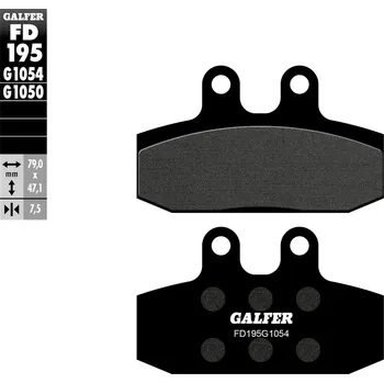 Brzda pro motocykl GALFER Brzdové destičky 0060 GALFER - Sport GF1954