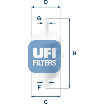 Palivový filtr Palivový filtr UFI 31.028.00