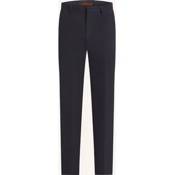 Pánské kalhoty Zegna Pánské Chino Kalhoty Regular Fit, tmavě modrá, 50