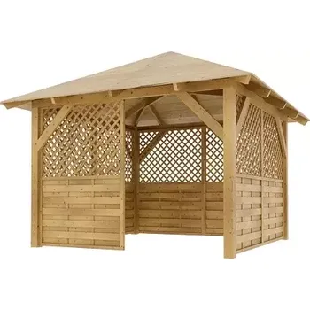 Pergola Dřevěná pergola Altán Kréta+Rimini 300x300