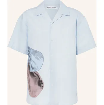 Pánská košile Jw Anderson Pánská Košile Resort Comfort Fit S Příměsí Lnu,...