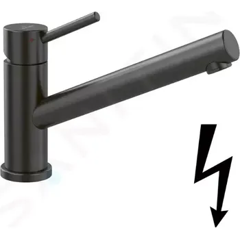 Vodovodní baterie Villeroy & Boch Como Dřezová baterie, antracit, 92511105