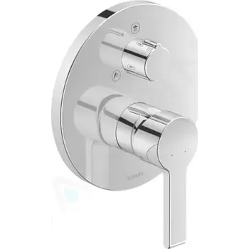 Vodovodní baterie Duravit B.2 Sprchová baterie pod omítku, pro 2 spotřebiče, chrom, B24210012010