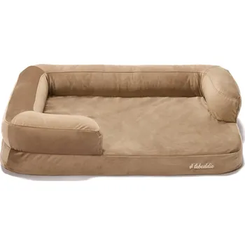 Pelíšek pro psa Lebeddie| Ortopedický pelech Hnědá Útulna Velikost: S