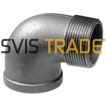 Fitinka KOLENO ČERNÉ MF 1/2'' (Svis FC09212)