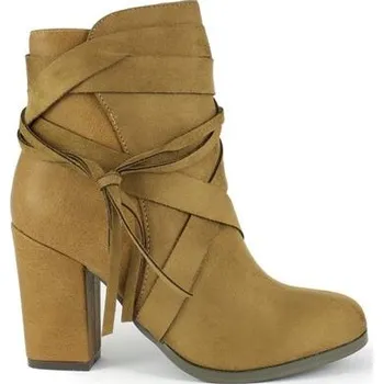 Dámská zimní obuv Kotníkové boty Next Velbloudí kotníkové boty se stylovým provázáním camel velikost 37