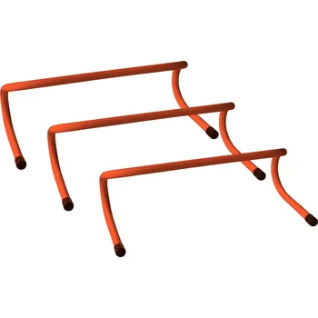 Fitnessline Tréninkové překážky oranžové, 3 ks, 15 cm