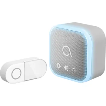 Domovní zvonek Avidsen 102508 bezdrátový gong kompletní sada s bleskem