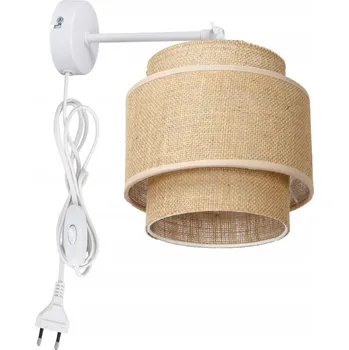 Nástěnné svítidlo Nástěnné svítidlo Moonlight bílé, hnědé E27 60 W