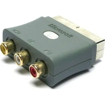 Televizor DANAPO Redukce ze CINCH RCA na SCART (originál Microsoft) (Xbox, playstation,..)