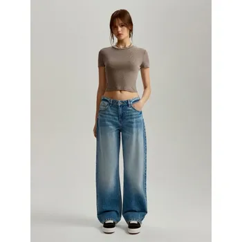 Dámské džíny Džíny straight - 34 - House - modrý - 238DR-55J