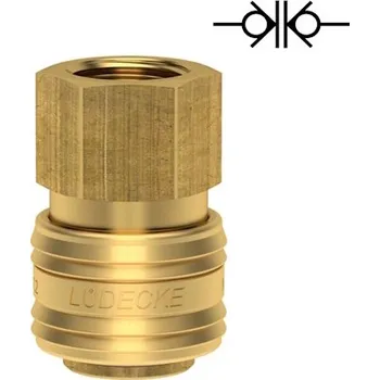 Příslušenství pro vzduchotechniku Lüdecke rychlospojka Standard, závit G3/8"i, oboustranně uzavíratelná