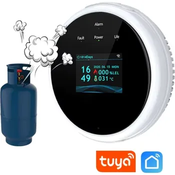 Bezpečnostní detektor Wifi smart detektor úniku plynu Tuya/Smart Life