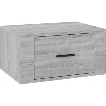 Noční stolek Závěsný Noční Stolek Elegance Šedý Dub Sonoma 50x36x25 cm