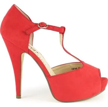 Dámské sandále Sandály Next Luxusní červené sandály na vysokém jehlovém podpatku red velikost 39
