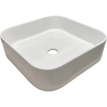 Umyvadlo Keramické umyvadlo na desku Sara-2 37,5 cm bílý lesk