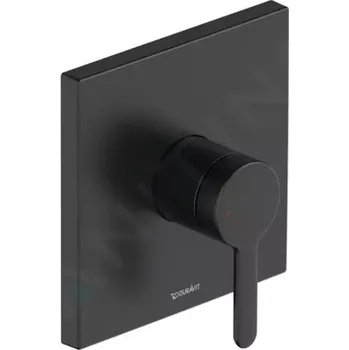 Vodovodní baterie Duravit C.1 Sprchová baterie pod omítku, matná černá, C14210009046
