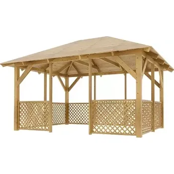 Pergola Dřevěná pergola Altán Ibiza+Ester 90 300x400