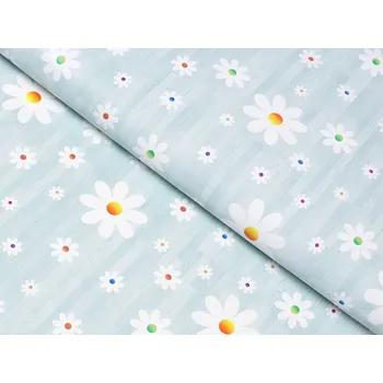 ubrus Dreamy Linens Ubrusovina PVC modrá Květy Dreamy Linens