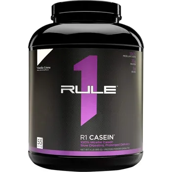 Protein Rule1 Kaseinový proteinový prášek (1815 g, Krémová vanilka)