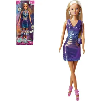 Simba Panenka Steffi Super Glam 29cm třpytivé krátké šaty