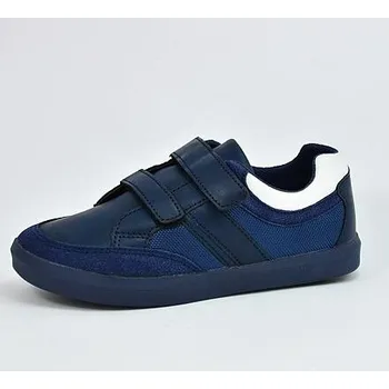 Chlapecké tenisky Polobotky Next Tmavě modré chlapecké boty se zapínáním na suchý zip navy velikost 27