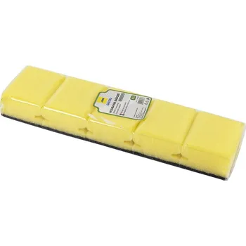 Houbička SVING Houba na nádobí GASTRO SVING, střední tvarovaná, černý pad, 9 x 7 x 4,5 cm, 5 ks