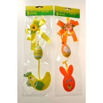 Velikonoční dekorace H+H Dekorace závěs. s vajíčkem výška 30 cm 380260-2M Nové zboží