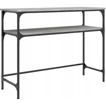 Konferenční stolek Konzolový stolek dřevěný šedý dub sonoma 100x35,5x75 cm