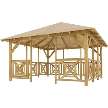 Pergola Dřevěná pergola Altán Kuba L+Grande 400x400