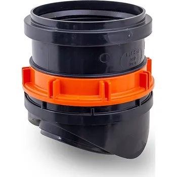 Kanalizační potrubí Mechanická kolmá sedla EASY CLIP s kloubem 10° pro přípojky KG160 na jakékoli hlavní potrubí min. DN300 DN 700 - 2000