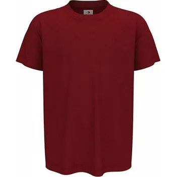 Chlapecké tílko Stedman Klasické dětské tričko z dopřádané bavlny Barva: Červená vínová, Velikost: 110/116