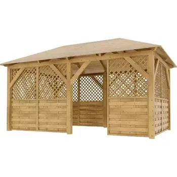 Zahradní stavba Dřevěná pergola Altán Viktoria+Rimini 270x470